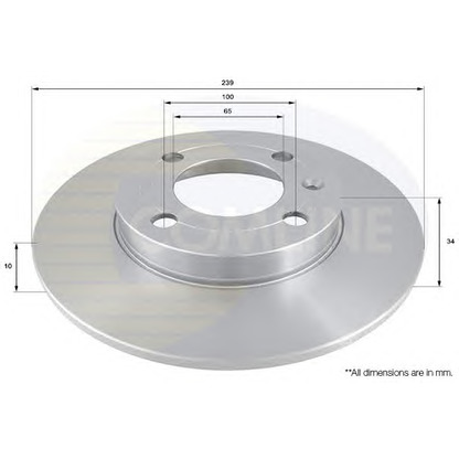 Foto Disco de freno COMLINE ADC1442