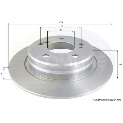 Foto Disco de freno COMLINE ADC1629