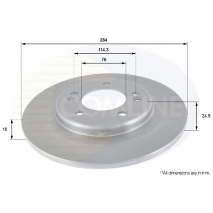 Foto Disco  freno COMLINE ADC2410