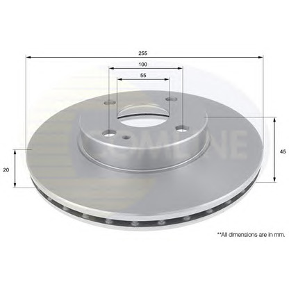 Photo Brake Disc COMLINE ADC0432V