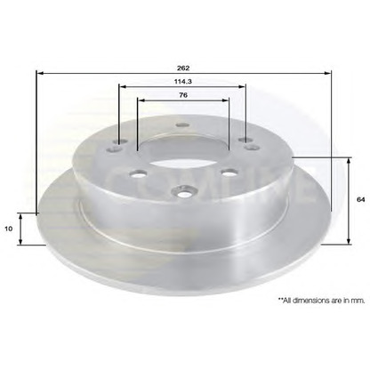 Фото Тормозной диск COMLINE ADC2403