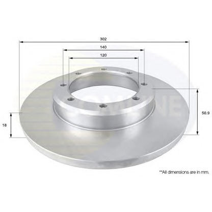 Фото Тормозной диск COMLINE ADC1598