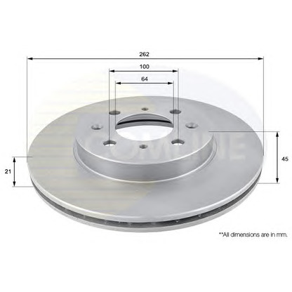 Foto Disco de freno COMLINE ADC0506V