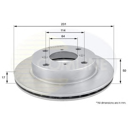 Photo Disque de frein COMLINE ADC0906V