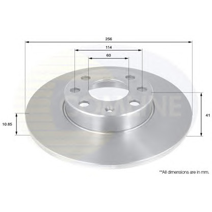 Photo Brake Disc COMLINE ADC1120