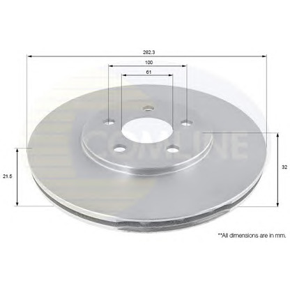 Photo Brake Disc COMLINE ADC2310V