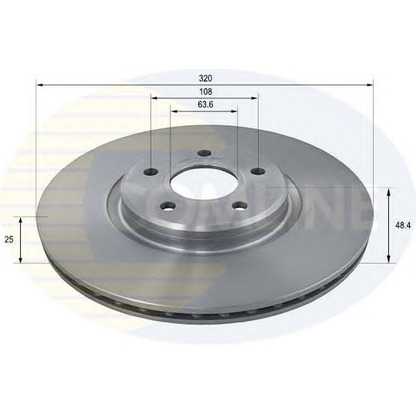 Photo Disque de frein COMLINE ADC1258V