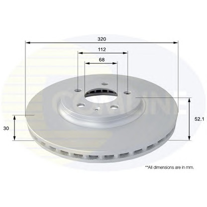 Photo Disque de frein COMLINE ADC1477V