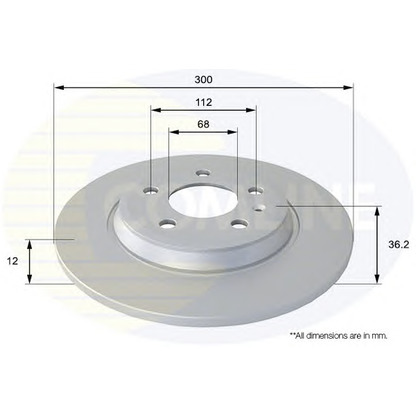 Photo Disque de frein COMLINE ADC1478