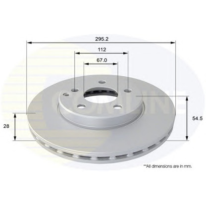 Фото Тормозной диск COMLINE ADC1623V