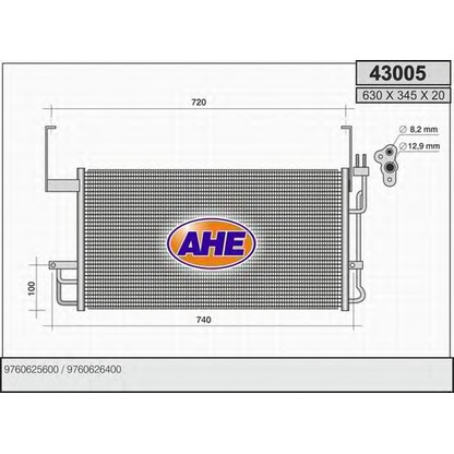 Photo Condenser, air conditioning AHE 43005
