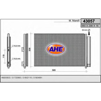 Foto Condensatore, Climatizzatore AHE 43057