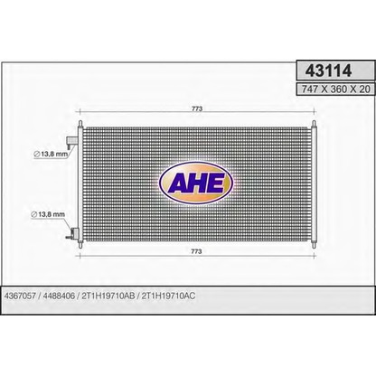 Foto Condensatore, Climatizzatore AHE 43114