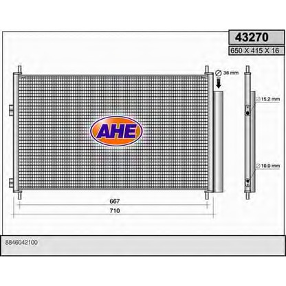 Photo Condenser, air conditioning AHE 43270