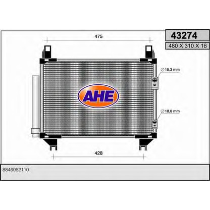 Photo Condenser, air conditioning AHE 43274