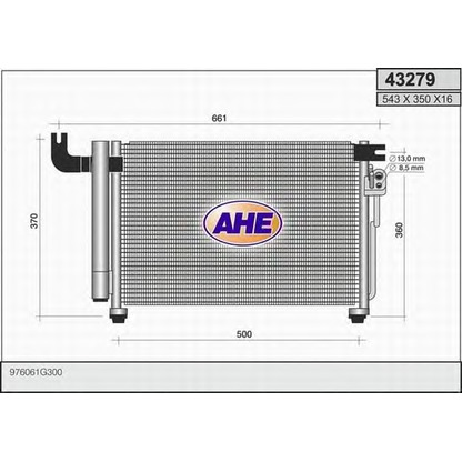 Photo Condenser, air conditioning AHE 43279