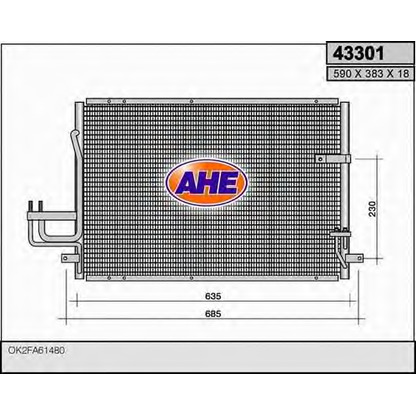 Foto Condensador, aire acondicionado AHE 43301