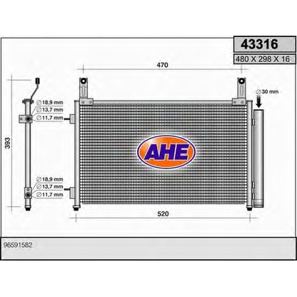 Photo Condenser, air conditioning AHE 43316
