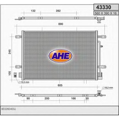 Photo Condenser, air conditioning AHE 43330