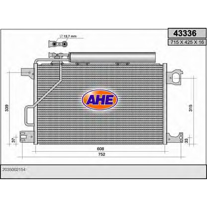 Foto Condensador, aire acondicionado AHE 43336