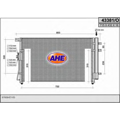 Photo Condenser, air conditioning AHE 43381O