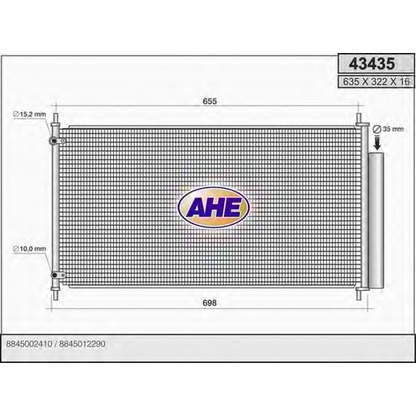 Photo Condenser, air conditioning AHE 43435
