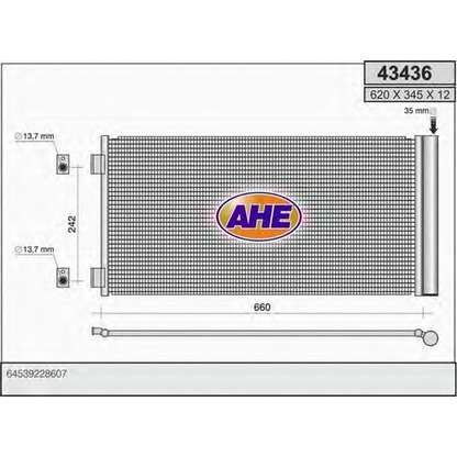 Photo Condenser, air conditioning AHE 43436
