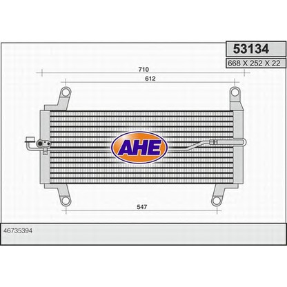 Foto Kondensator, Klimaanlage AHE 53134