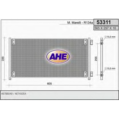 Photo Condenser, air conditioning AHE 53311