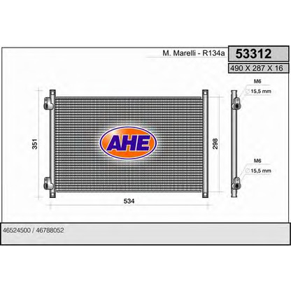 Photo Condenser, air conditioning AHE 53312