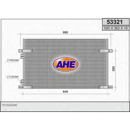 Foto Condensador, aire acondicionado AHE 53321