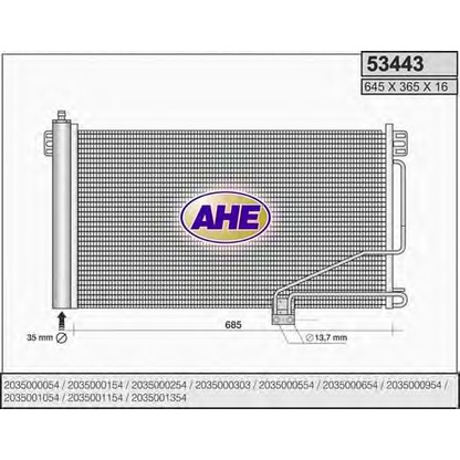 Photo Condenser, air conditioning AHE 53443