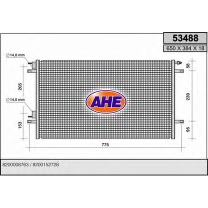 Photo Condenser, air conditioning AHE 53488