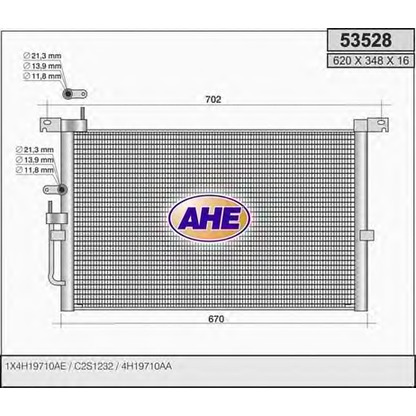 Foto Condensador, aire acondicionado AHE 53528