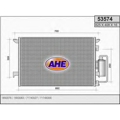 Photo Condenser, air conditioning AHE 53574