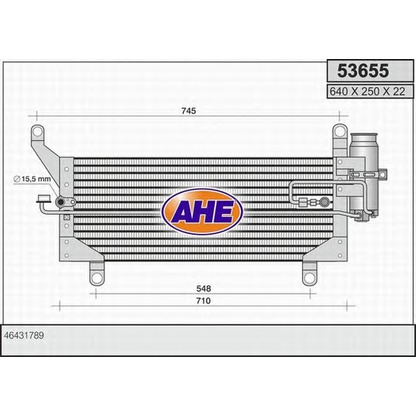 Photo Condenser, air conditioning AHE 53655