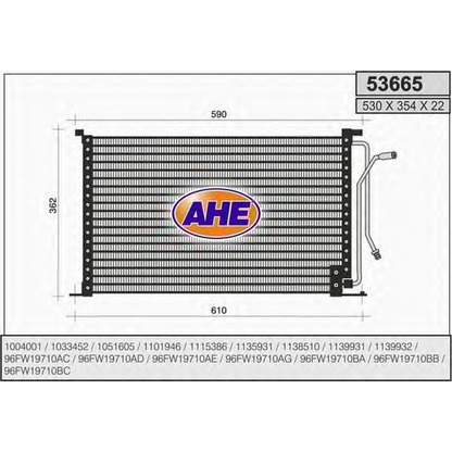 Foto Condensador, aire acondicionado AHE 53665