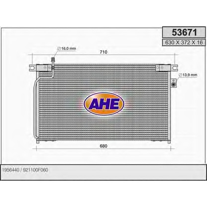 Photo Condenser, air conditioning AHE 53671