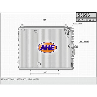 Photo Condenser, air conditioning AHE 53696