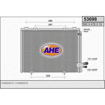 Photo Condenser, air conditioning AHE 53698