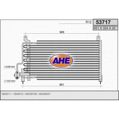 Photo Condenser, air conditioning AHE 53717