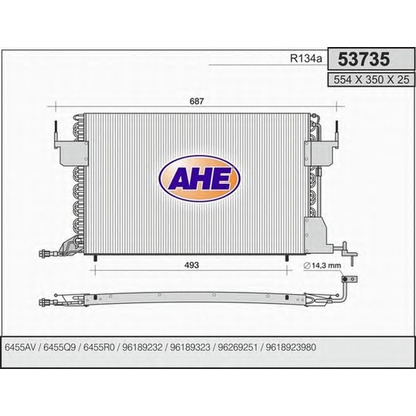 Foto Condensador, aire acondicionado AHE 53735