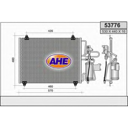 Photo Condenser, air conditioning AHE 53776