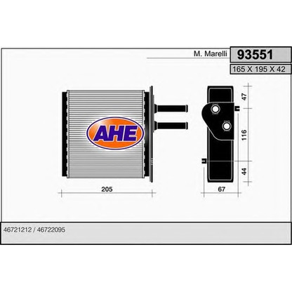 Foto Radiador de calefacción AHE 93551