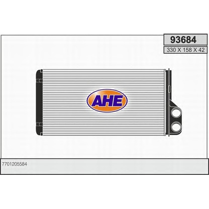 Photo Heat Exchanger, interior heating AHE 93684