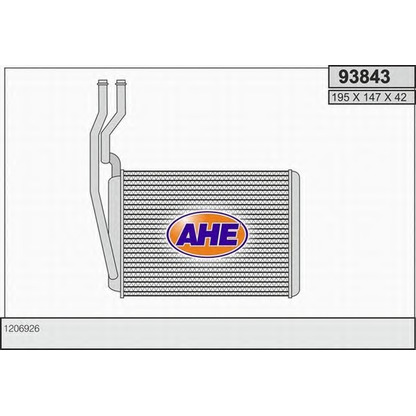 Photo Heat Exchanger, interior heating AHE 93843