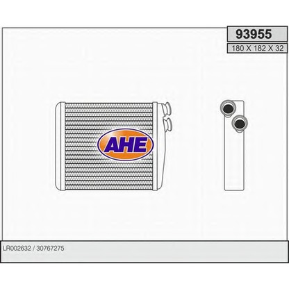 Photo Heat Exchanger, interior heating AHE 93955