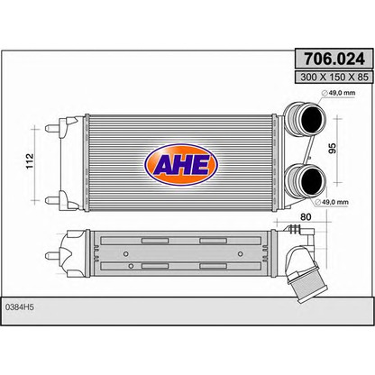 Foto Radiador de aire de admisión AHE 706024