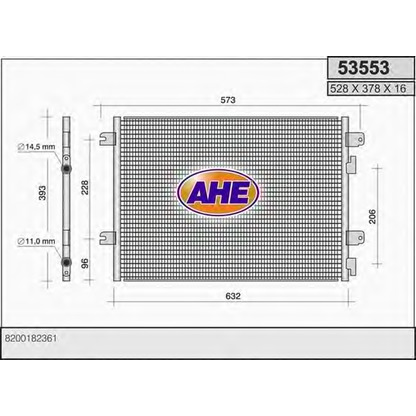 Photo Condenser, air conditioning AHE 53553