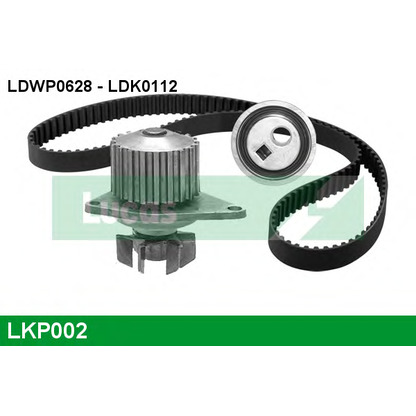 Photo Water Pump & Timing Belt Kit LUCAS LKP002